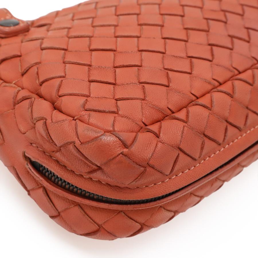 BOTTEGA VENETA ボッテガ ヴェネタ イントレチャート チェーンショルダーバッグ ポシェット 2WAY クラッチバッグ ポーチ レザー | BOTTEGA VENETA | 02