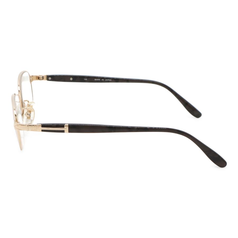 dunhill ダンヒル 眼鏡 めがね メガネフレーム アイウェア スクエア 度入り クリア ダークブラウン系マーブル ゴールド金具 | dunhill | 01