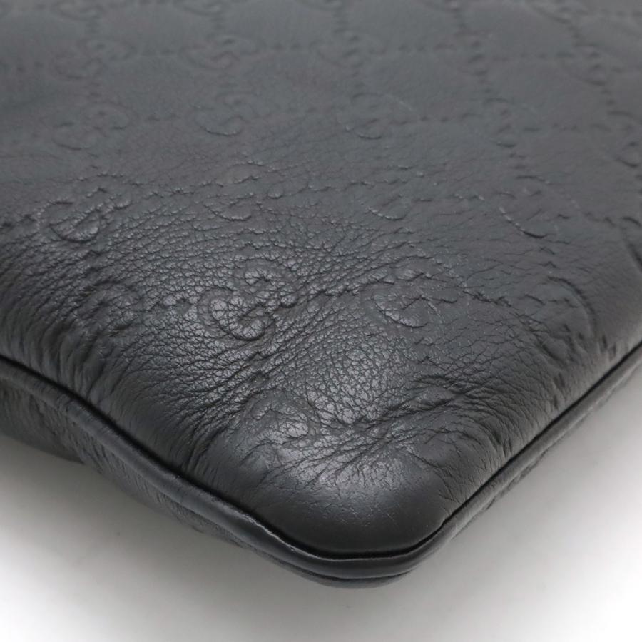 GUCCI グッチ グッチシマ ショルダーバッグ クロスボディ 斜め掛け レザー ブラック 黒 201446 | GUCCI | 02