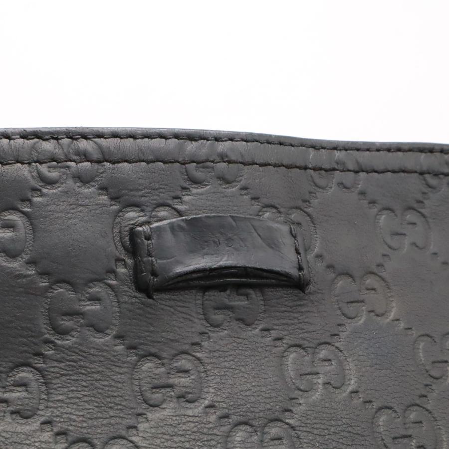 GUCCI グッチ グッチシマ ショルダーバッグ クロスボディ 斜め掛け レザー ブラック 黒 201446 | GUCCI | 07