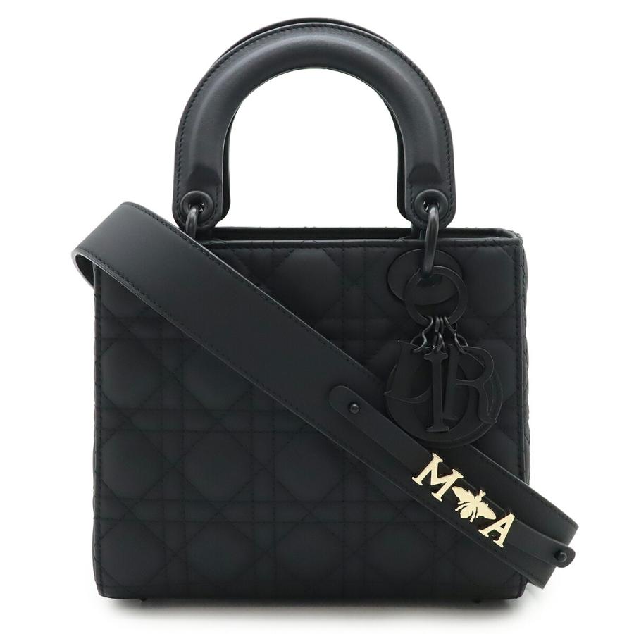 Christian Dior クリスチャン ディオール レディディオール My ABCDior カナージュ ハンドバッグ 2WAY ショルダーバッグ ブラック 黒 | Christian Dior