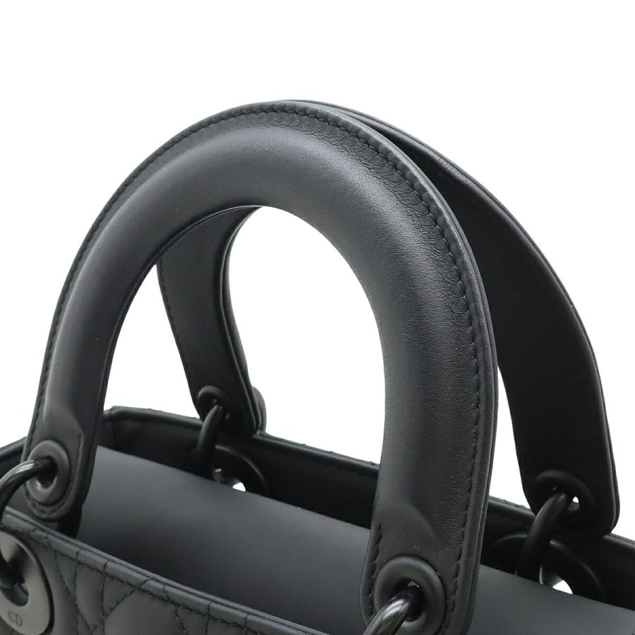 Christian Dior クリスチャン ディオール レディディオール My ABCDior カナージュ ハンドバッグ 2WAY ショルダーバッグ ブラック 黒 | Christian Dior | 03