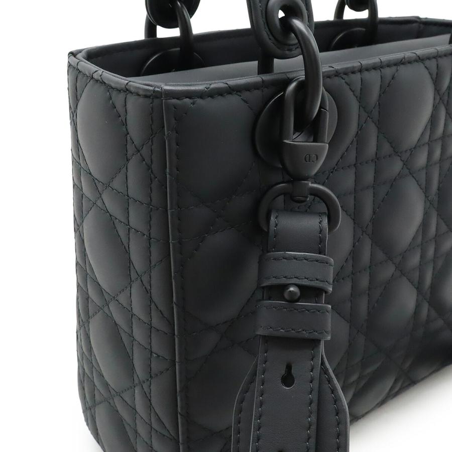 Christian Dior クリスチャン ディオール レディディオール My ABCDior カナージュ ハンドバッグ 2WAY ショルダーバッグ ブラック 黒 | Christian Dior | 06