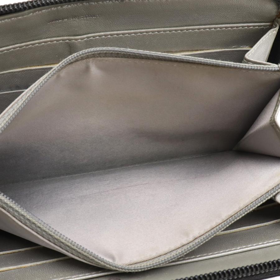 CHANEL シャネル カメリア エンボス ココマーク ジップウォレット ラウンドファスナー 長財布 ラムスキン レザー ブラック 黒 シルバー金具 A50085 | CHANEL | 06