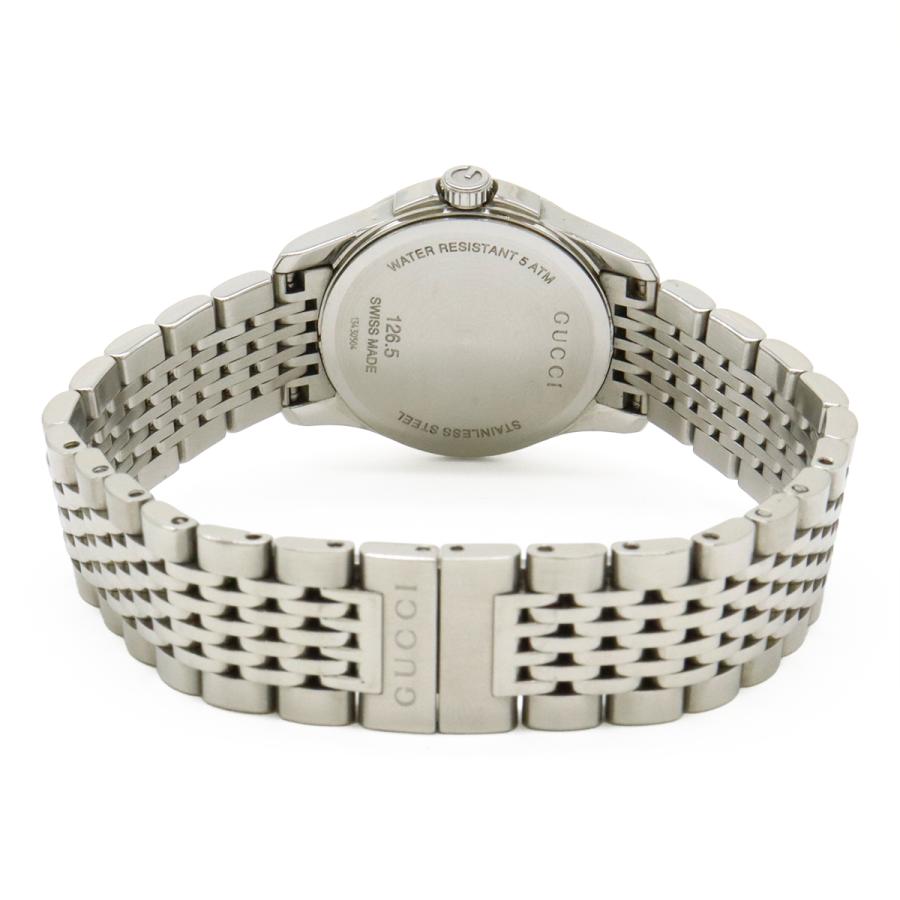 GUCCI グッチ Gタイムレス コレクション GG デイト SS ブラウン文字盤 レディース QZ クォーツ 腕時計 126.5　YA1265007 | GUCCI | 06