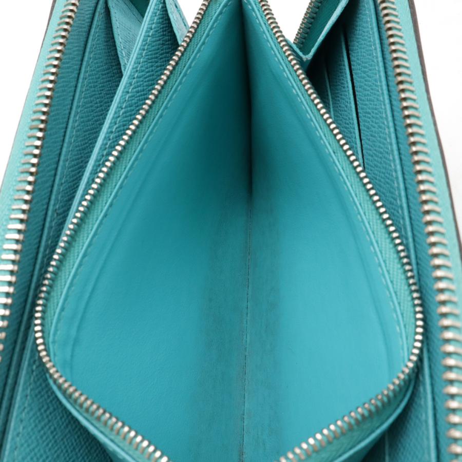 LOUIS VUITTON ルイ ヴィトン エピ ジッピーウォレット ラウンドファスナー 長財布 テュルコワーズ エメラルドブルー シルバー金具 | LOUIS VUITTON | 06