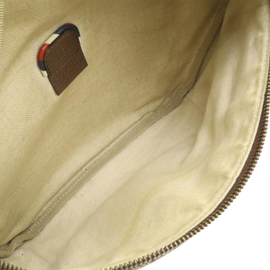 GUCCI グッチ GGスプリーム クーリエ シェリーライン ベルトバッグ ボディバッグ ウエストバッグ アップリケ PVC ベージュ マルチカラー | GUCCI | 04