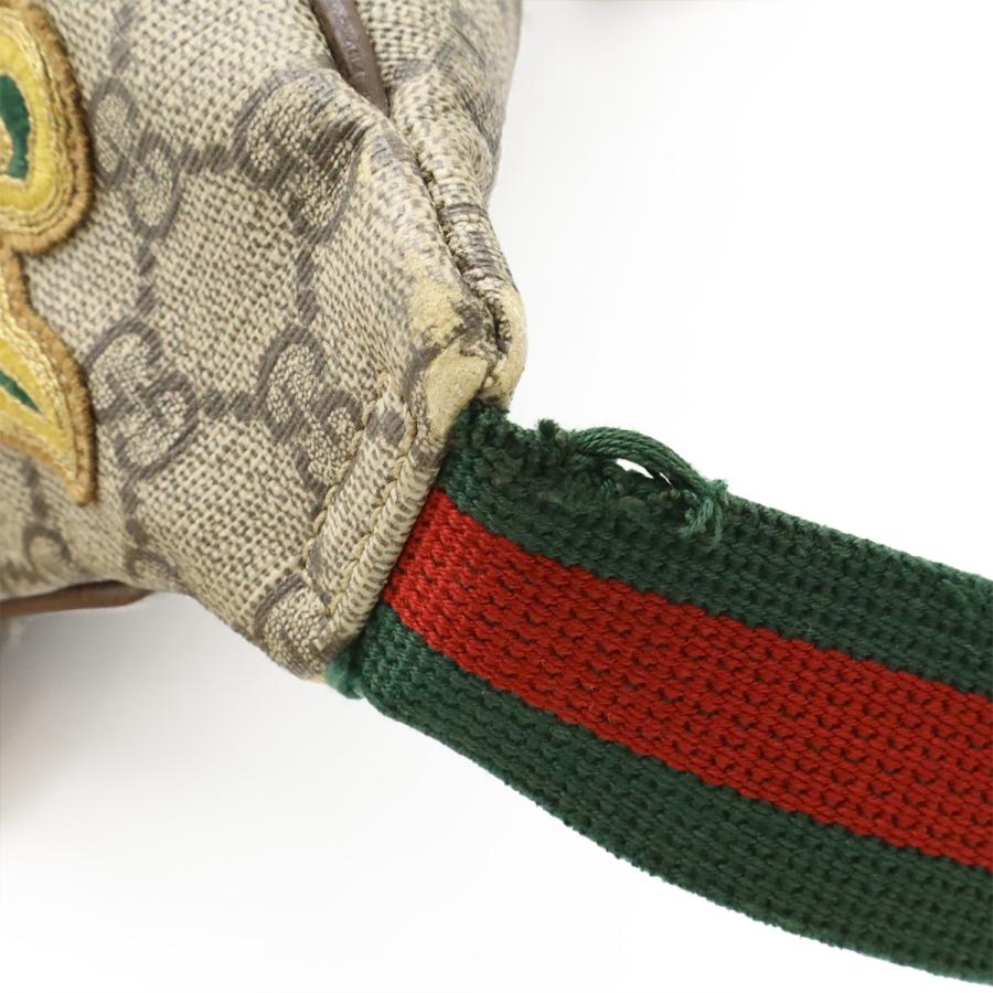 GUCCI グッチ GGスプリーム クーリエ シェリーライン ベルトバッグ ボディバッグ ウエストバッグ アップリケ PVC ベージュ マルチカラー | GUCCI | 05