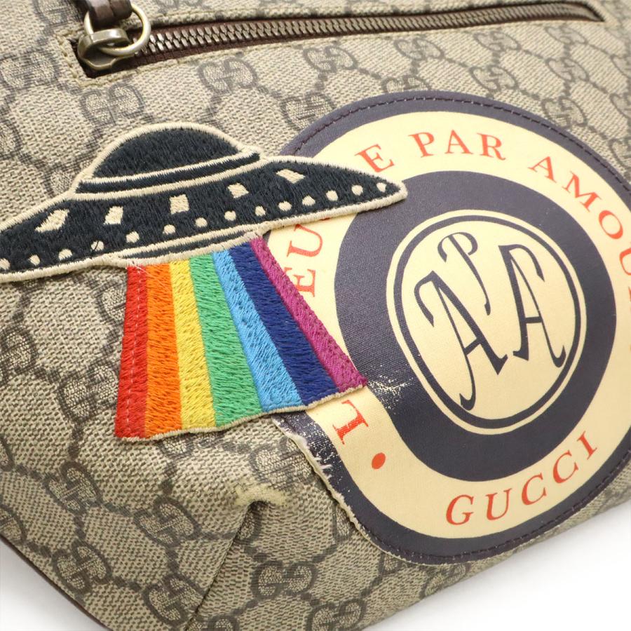 GUCCI（グッチ） GGスプリーム クーリエ シェリーライン ベルトバッグ