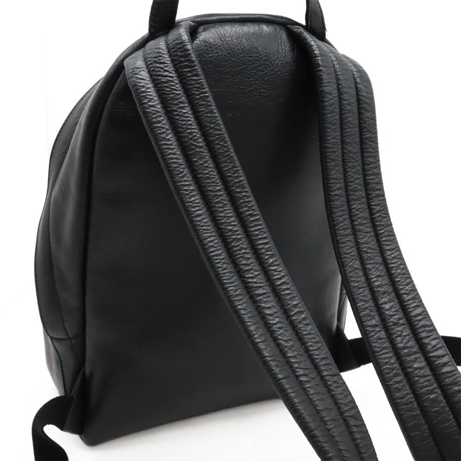 BALENCIAGA バレンシアガ エブリデイ ロゴ バックパック リュックサック デイパック レザー ブラック 黒 ホワイト 白 552374 | BALENCIAGA | 03