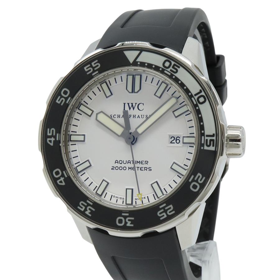 IWC インターナショナル ウォッチ カンパニー アクアタイマー ホワイト文字盤 SS ラバー AT オートマ メンズ 腕時計  IW356811 |  | 03