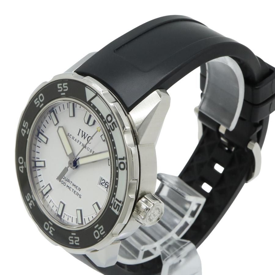 IWC インターナショナル ウォッチ カンパニー アクアタイマー ホワイト文字盤 SS ラバー AT オートマ メンズ 腕時計  IW356811 |  | 04