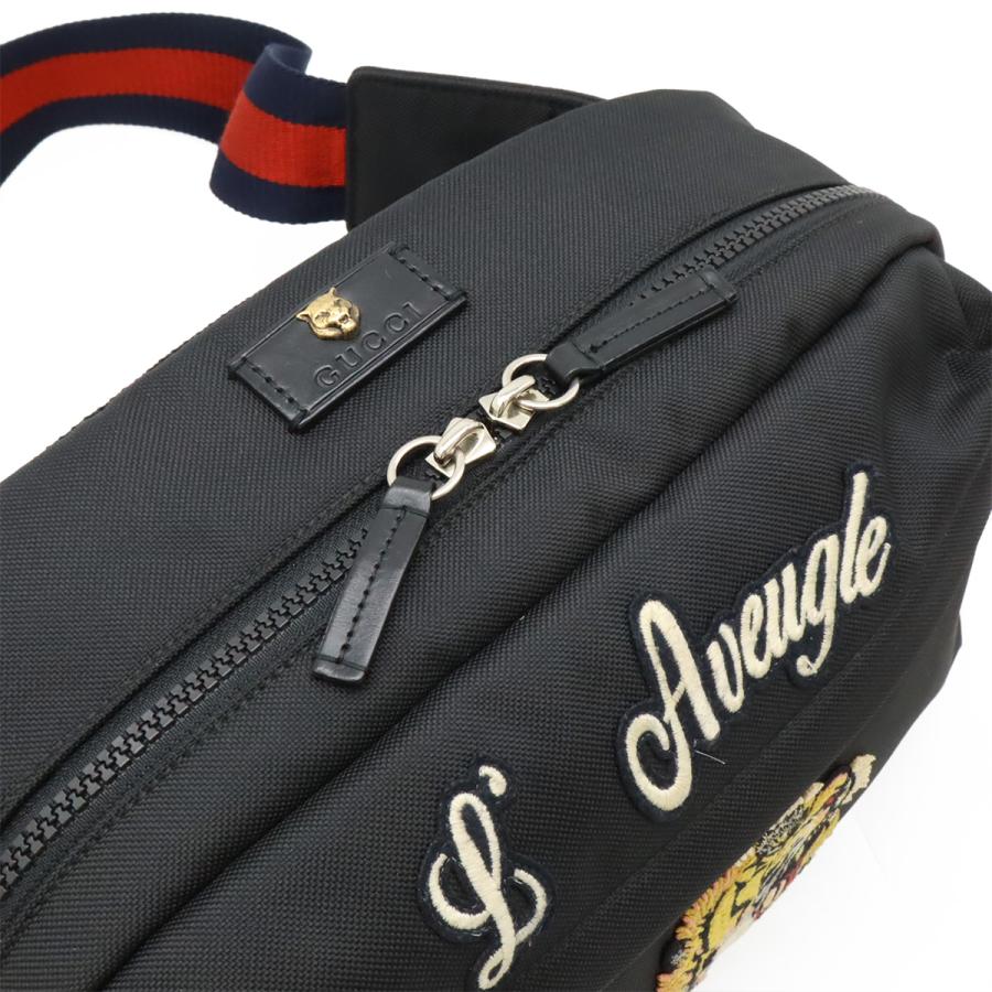 GUCCI グッチ テクノキャンバス テックパック ベルトバッグ エンブロイダリー タイガー 虎 トラ ボディバッグ 黒 ブラック 477085 | GUCCI | 03