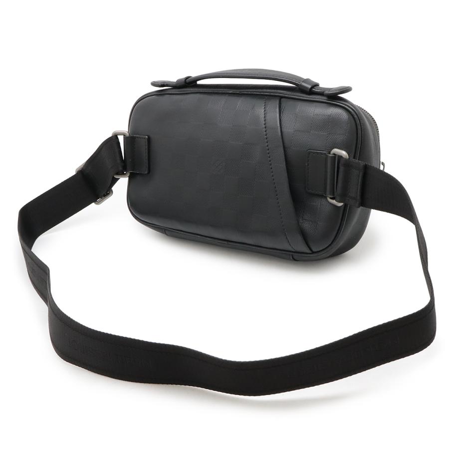 LOUIS VUITTON ルイ ヴィトン ダミエアンフィニ アンブレール ボディバッグ ウエストバッグ 2WAY レザー オニキス 黒 ブラック N41288_1