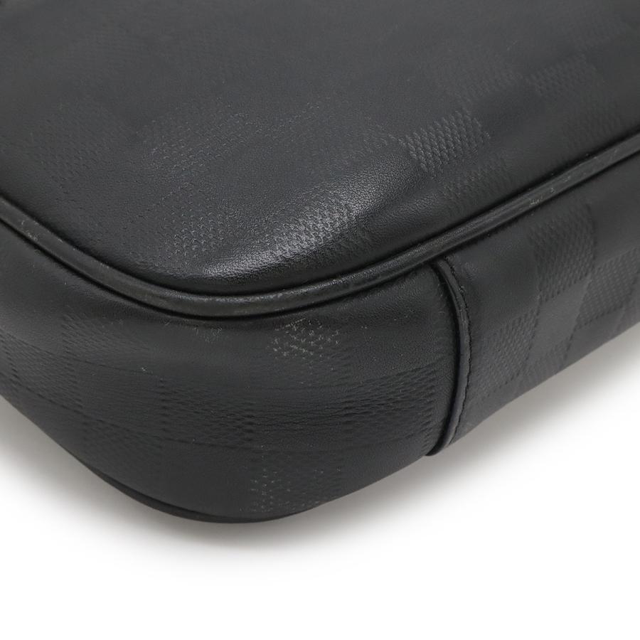 LOUIS VUITTON ルイ ヴィトン ダミエアンフィニ アンブレール ボディバッグ ウエストバッグ 2WAY レザー オニキス 黒 ブラック N41288_2