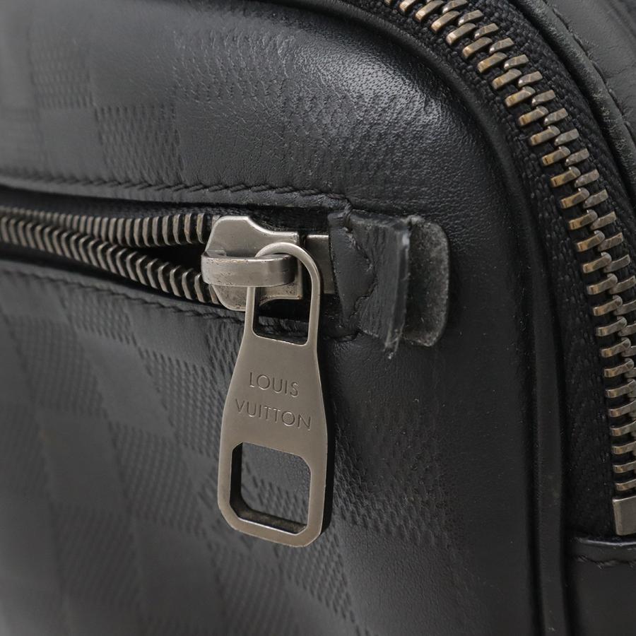 LOUIS VUITTON ルイ ヴィトン ダミエアンフィニ アンブレール ボディバッグ ウエストバッグ 2WAY レザー オニキス 黒 ブラック N41288_3