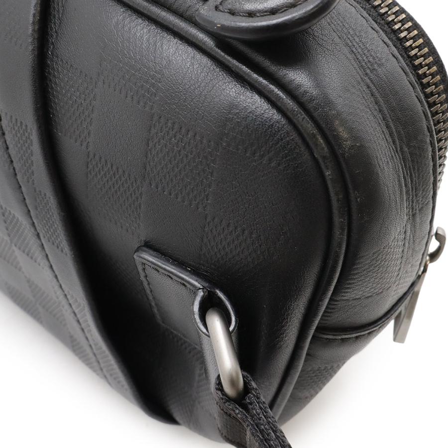 LOUIS VUITTON ルイ ヴィトン ダミエアンフィニ アンブレール ボディバッグ ウエストバッグ 2WAY レザー オニキス 黒 ブラック N41288_6