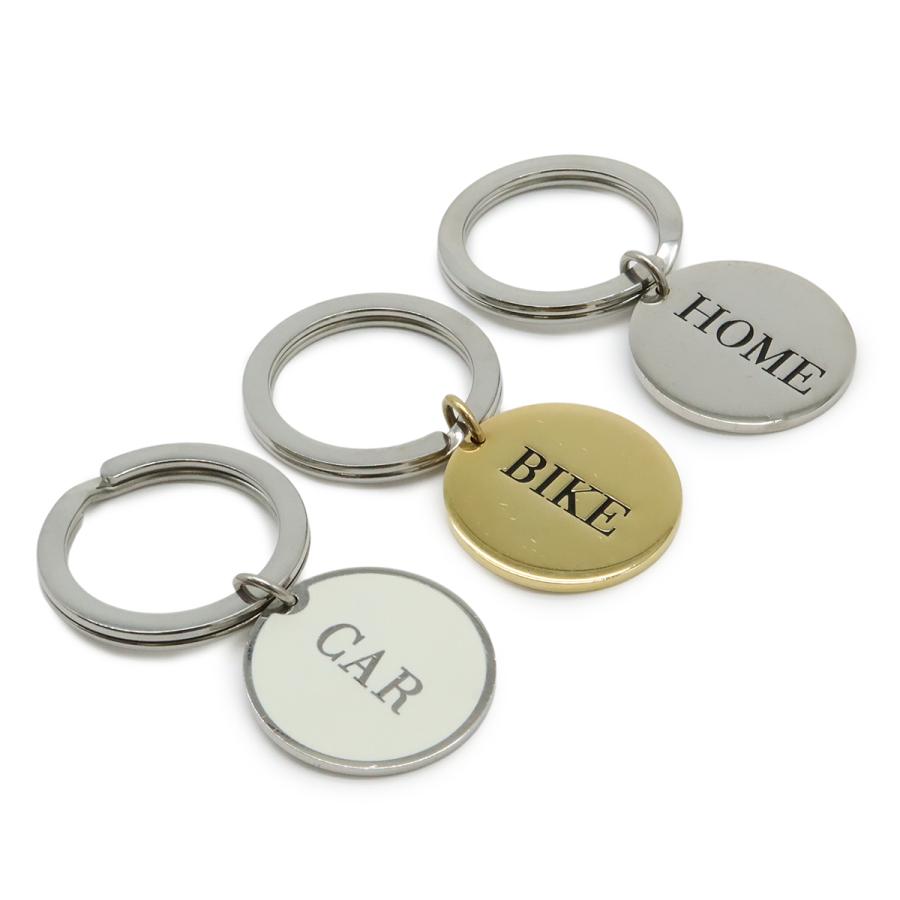 PRADA プラダ トライアングルロゴ キーホルダー キーリング バッグチャーム メタル ホワイト 白 シルバー金具 1PS058 | PRADA | 03