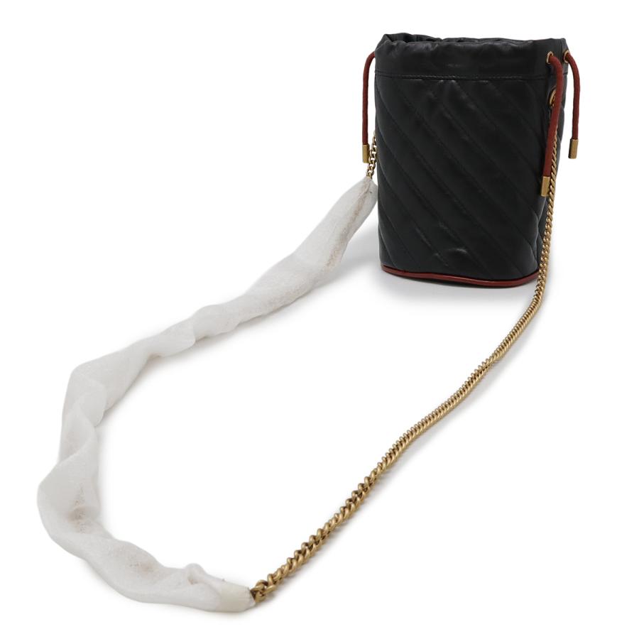 GUCCI（グッチ） GGマーモント ミニ バケットバッグ 巾着型 ショルダー