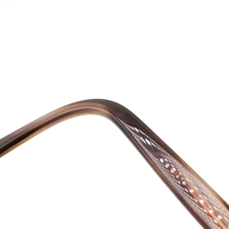 GUCCI グッチ 眼鏡 めがね メガネフレーム 度入り ウェリントンシェリプ ライトブラウン クリアホワイト デミブラウン ゴールド金具 GG0458OA | GUCCI | 03