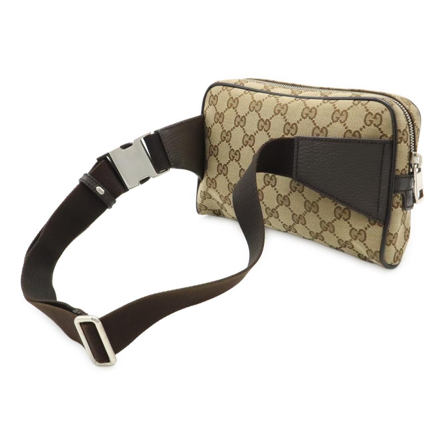 GUCCI ボディバッグ ベージュ キャンバス GUCCI（グッチ） GGキャンバス ボディバッグ ウエストバッグ ウエスト