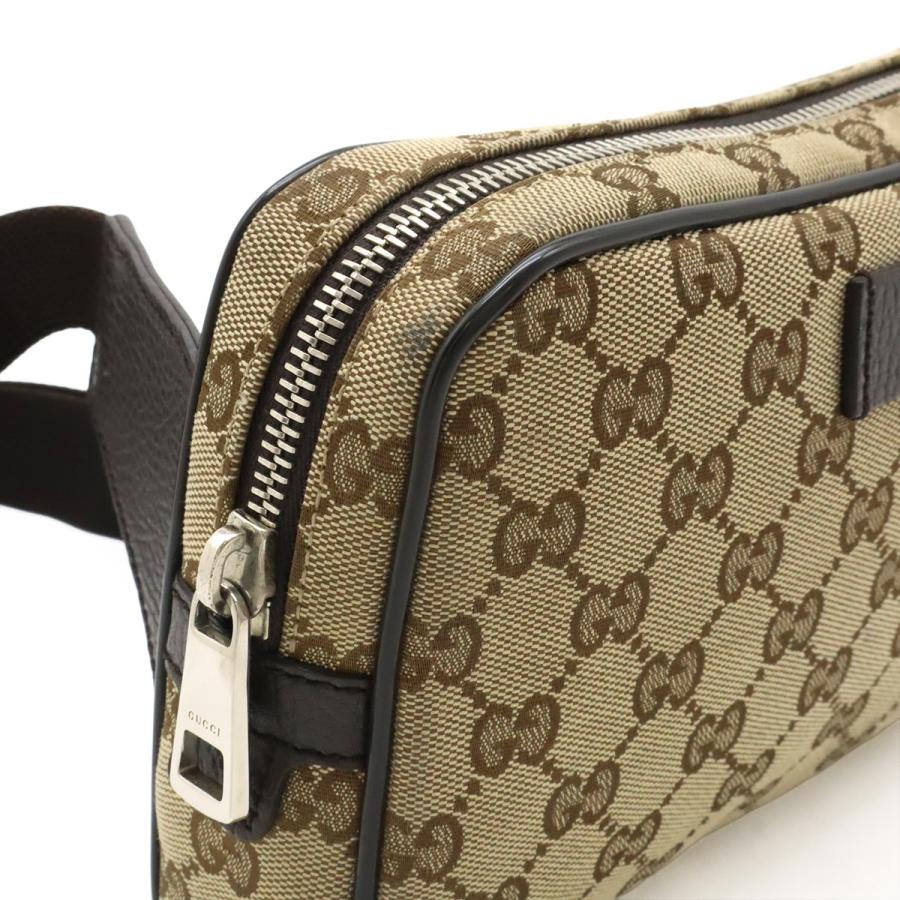 GUCCI（グッチ） GGキャンバス ボディバッグ ウエストバッグ ウエスト