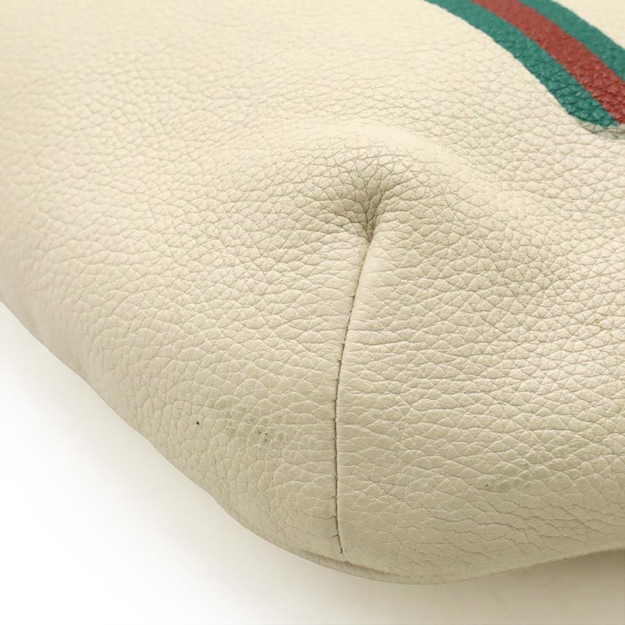 GUCCI グッチ グッチプリント シェリーライン ベルトバッグ ウエストバッグ ウエストポーチ ボディバッグ レザー アイボリー 白 493869 | GUCCI | 02