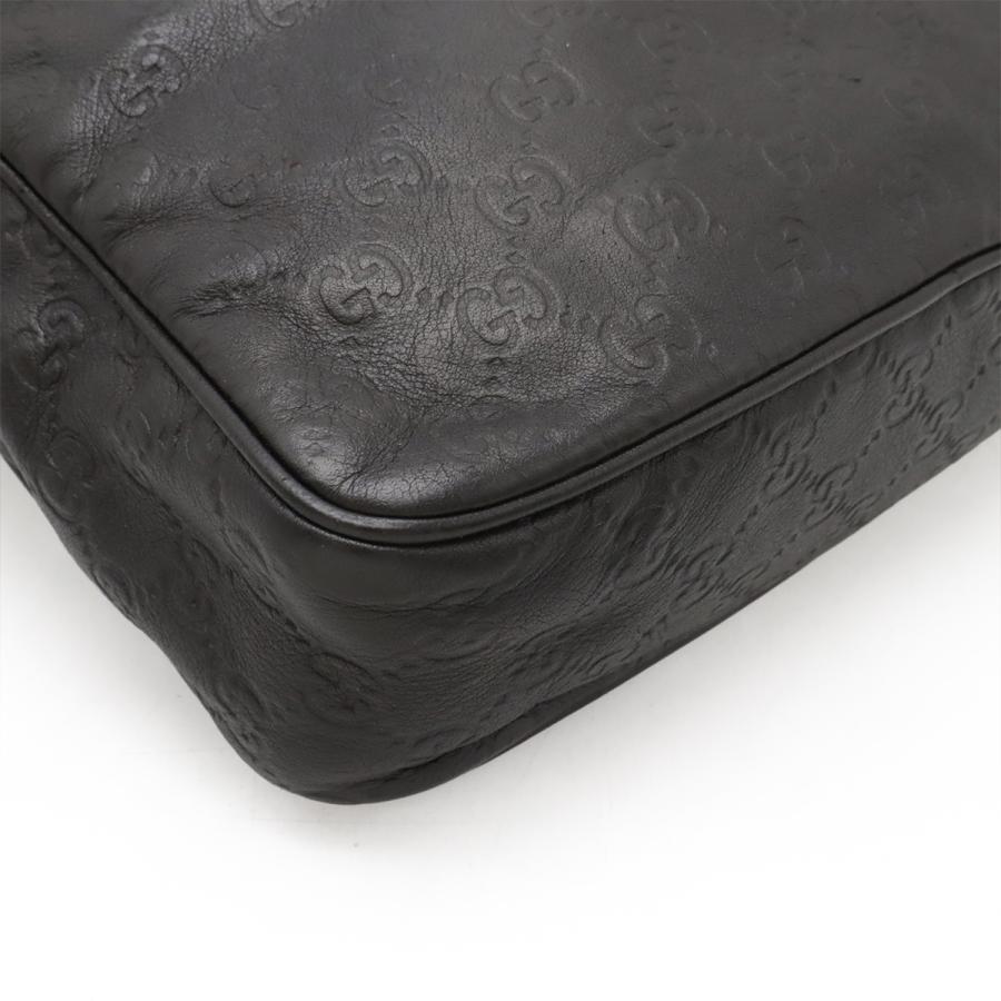 GUCCI グッチ グッチシマ ショルダーバッグ 斜め掛け レザー ブラック 黒 ゴールド金具 201448 | GUCCI | 02
