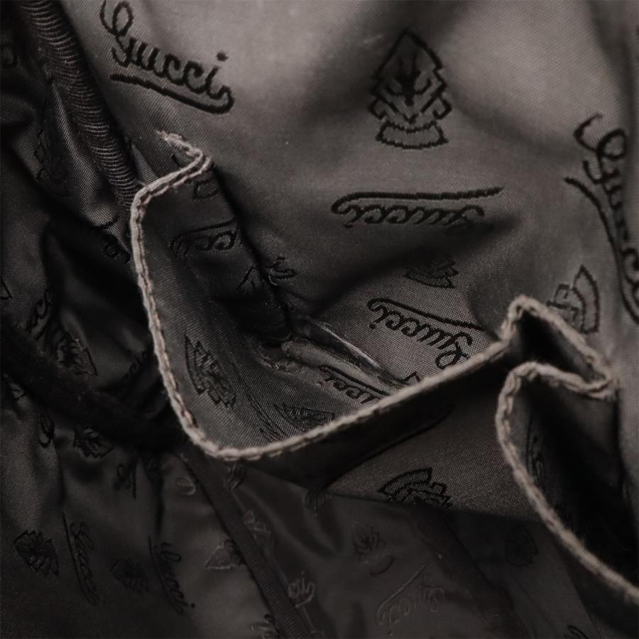 GUCCI グッチ グッチシマ ショルダーバッグ 斜め掛け レザー ブラック 黒 ゴールド金具 201448 | GUCCI | 06