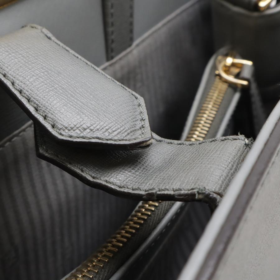 FENDI フェンディ 2JOURS トゥージュール ハンドバッグ 2WAY ショルダーバッグ セミショルダー レザー グレー ゴールド金具 8BH250 | FENDI | 05