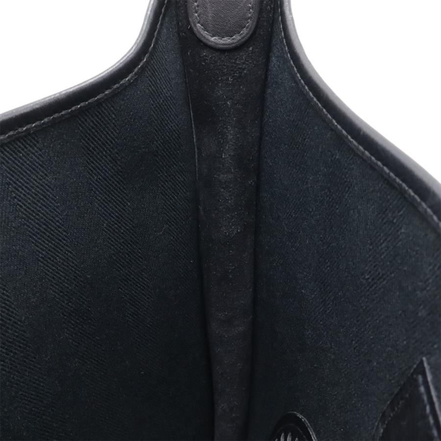 HERMES エルメス エヴリン エブリン II 2 PM ショルダーバッグ 斜め掛けショルダー トワルアッシュ レザー ブラック 黒 □J刻印 | HERMES | 06