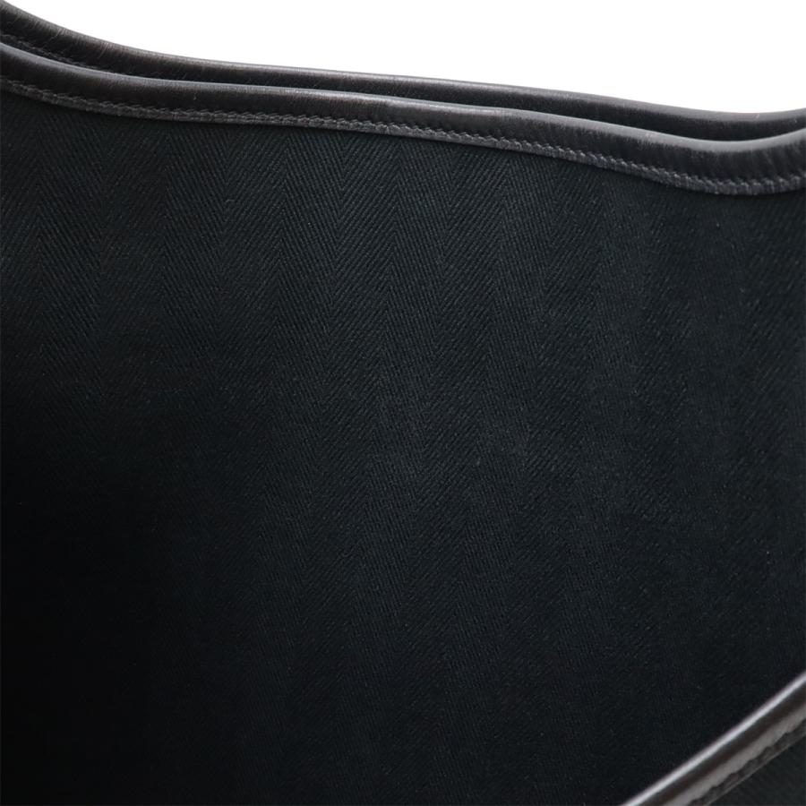 HERMES エルメス エヴリン エブリン II 2 PM ショルダーバッグ 斜め掛けショルダー トワルアッシュ レザー ブラック 黒 □J刻印 | HERMES | 07