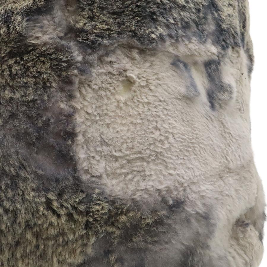 CHANEL シャネル ラパン ラビットファー ココマーク トートバッグ ファートート スエード グレー ベージュ ポーチ付き | CHANEL | 05