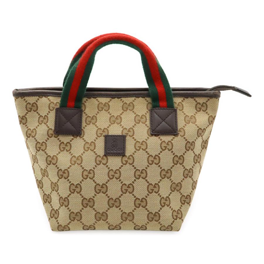 GUCCI グッチ チルドレンズ GGキャンバス シェリーライン ミニトート 