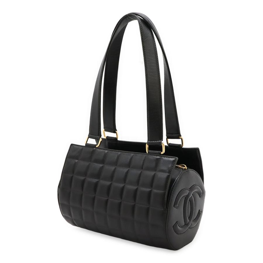 美品■シャネル チョコバー ショルダーバッグ フリンジ ココマーク ロゴ型押し CHANEL（シャネル） チョコバー ココマーク ショルダーバッグ ワン