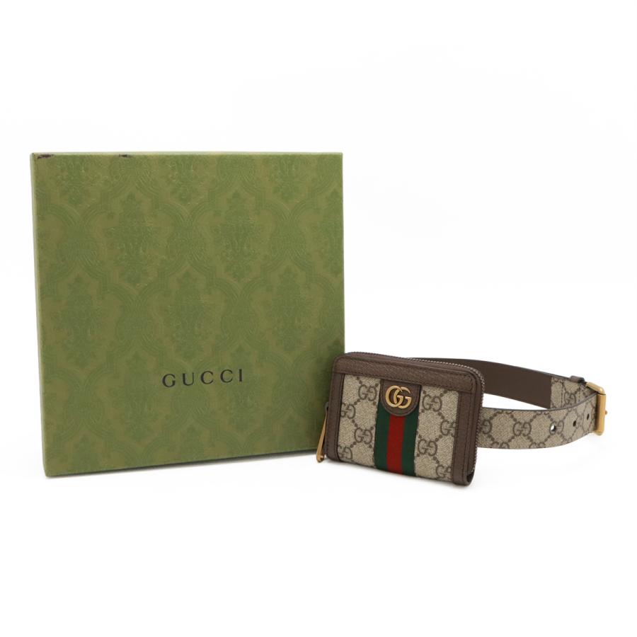 GUCCI グッチ オフィディア GGスプリーム コインケース ベルトバッグ ウエストバッグ ポーチ PVC レザー ベージュ 722545 | GUCCI | 05