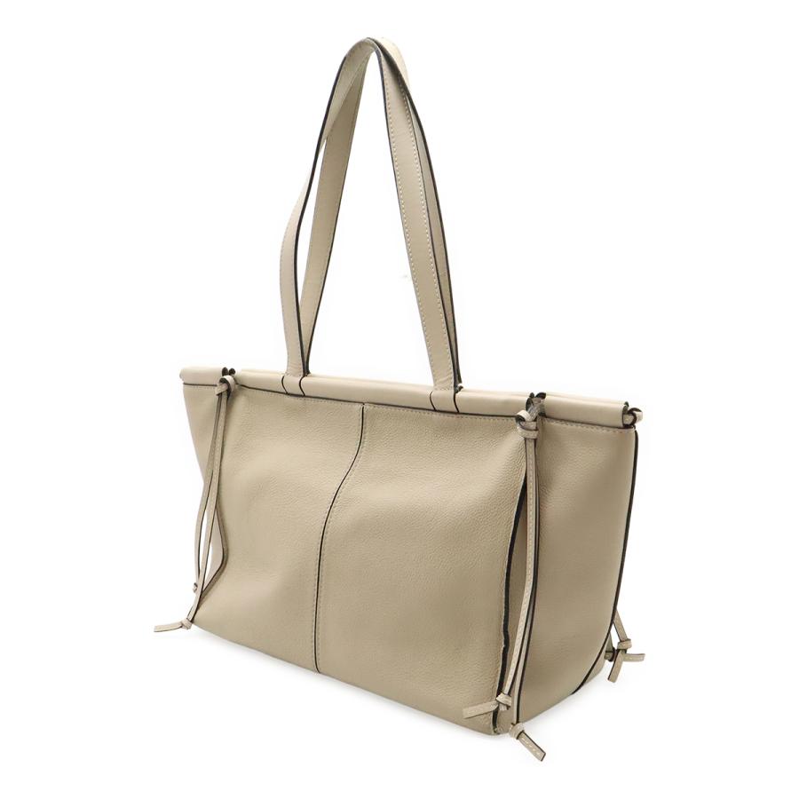 LOEWE ロエベ クッショントート スモール トートバッグ ショルダーバッグ セミショルダー レザー ライトオーツ ベージュ 309.12AA93 | LOEWE | 01