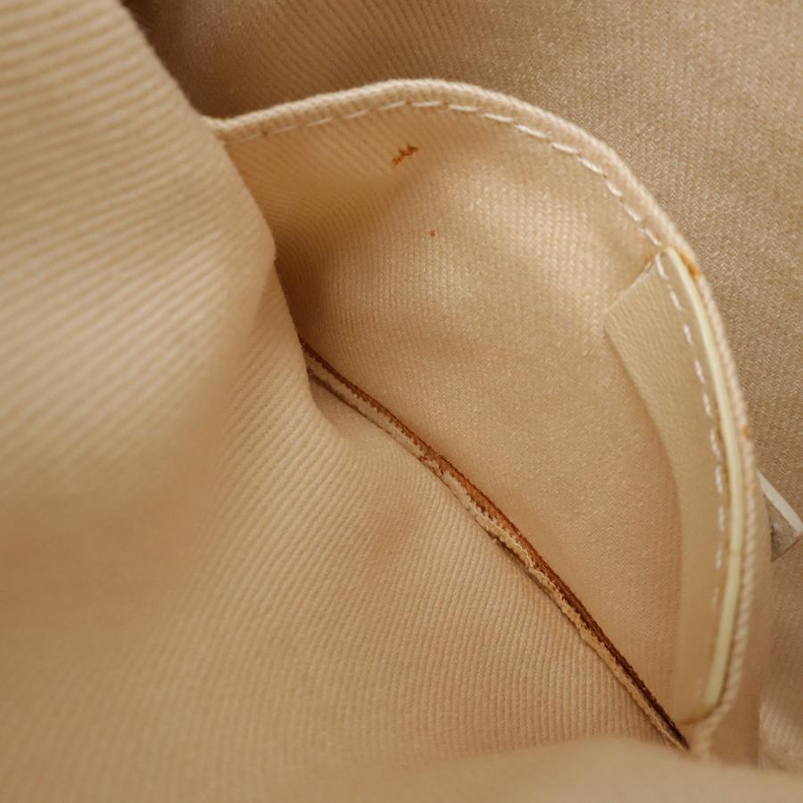 LOEWE ロエベ アナグラム ポシェット ショルダーバッグ 斜め掛け フリンジ タッセル スエード レザー イエロー メタリックシルバー | LOEWE | 07