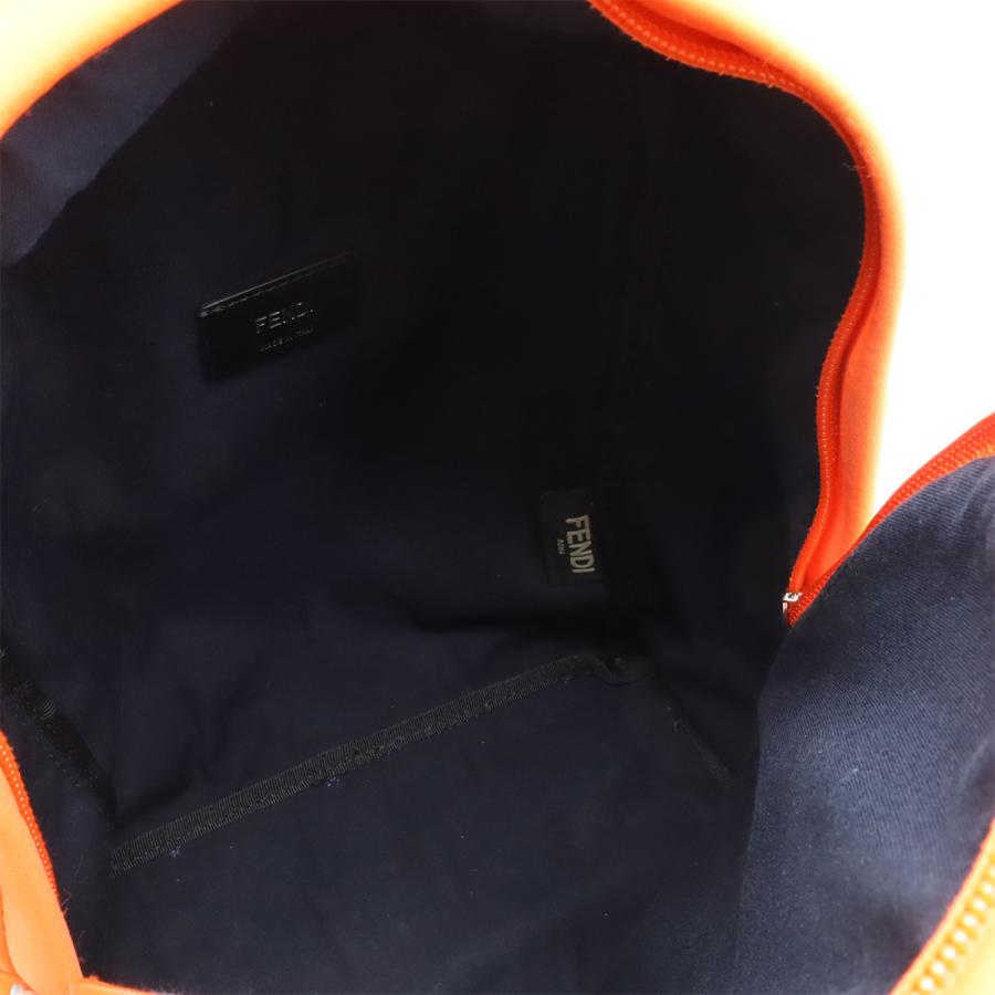 FENDI フェンディ FRESH FENDI フレッシュ フェンディ パイナップル バックパック リュックサック ネオプレン レザー オレンジ 8BZ040 FENDI（フェンディ） FRESH FENDI フレッシュ パイナップル バック