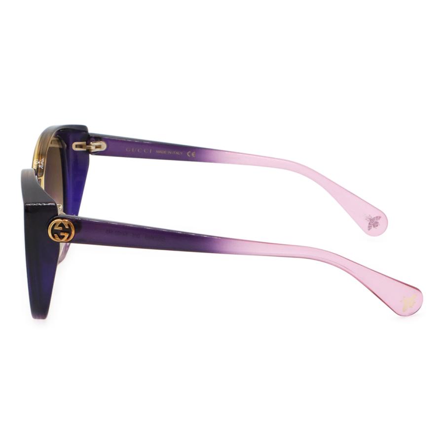 GUCCI グッチ インターロッキングG サングラス アイウェア キャットアイシェイプ ビー ハチ 蜂 ブラウングラデーション パープル ピンク | GUCCI | 01