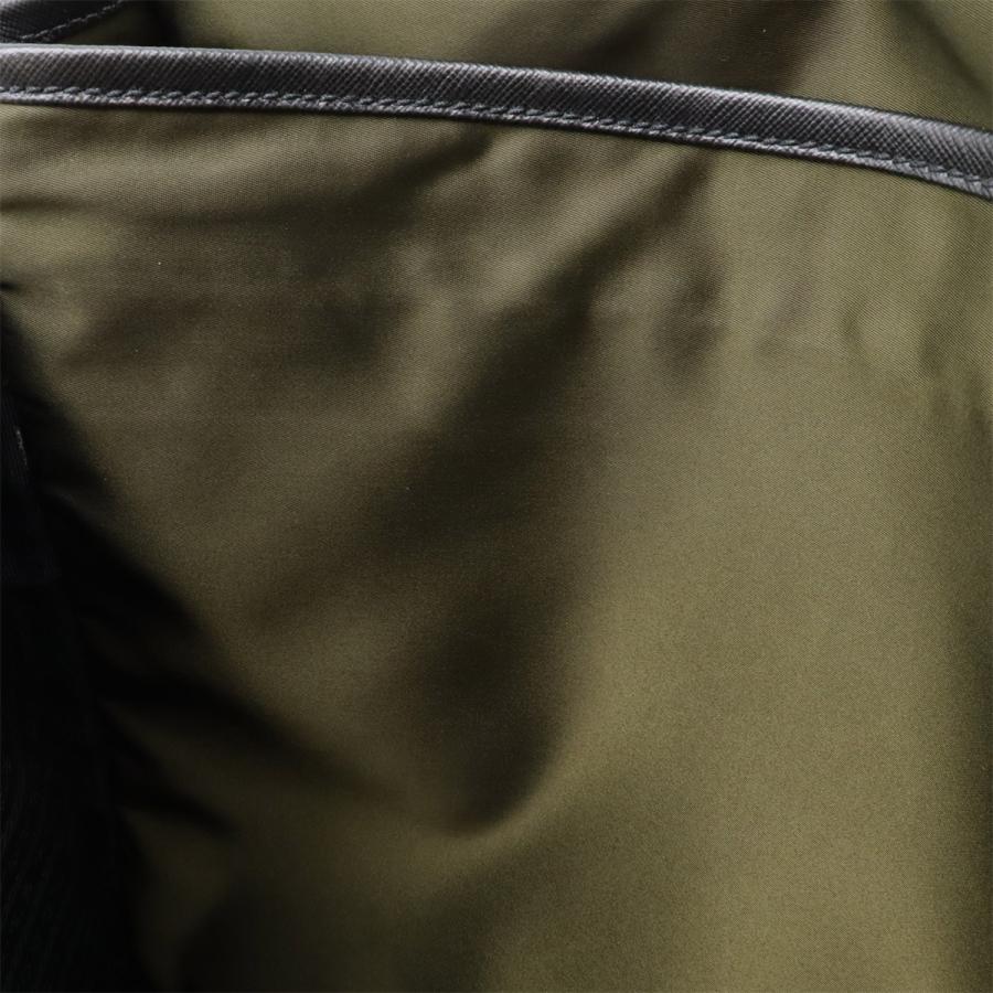 PRADA プラダ  ナイロン ショルダーバッグ メッセンジャーバッグ 斜め掛け カーキ 緑 シルバー金具 2VD166 | PRADA | 06