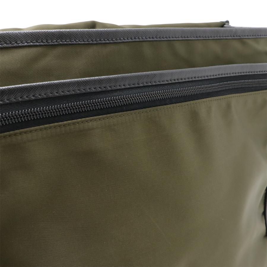 PRADA プラダ  ナイロン ショルダーバッグ メッセンジャーバッグ 斜め掛け カーキ 緑 シルバー金具 2VD166 | PRADA | 07