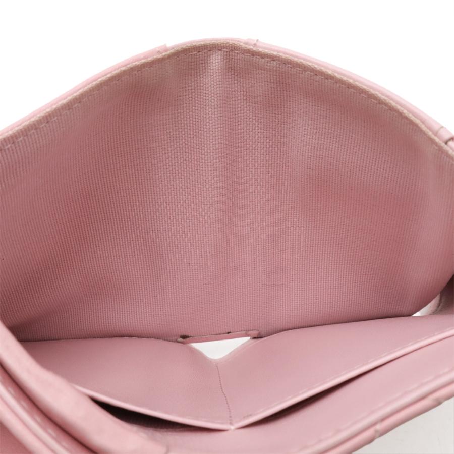 CHANEL シャネル マトラッセ ココマーク 3つ折財布 三つ折り財布 スモールウォレット カーフスキン レザー ピンク AP3882 | CHANEL | 04