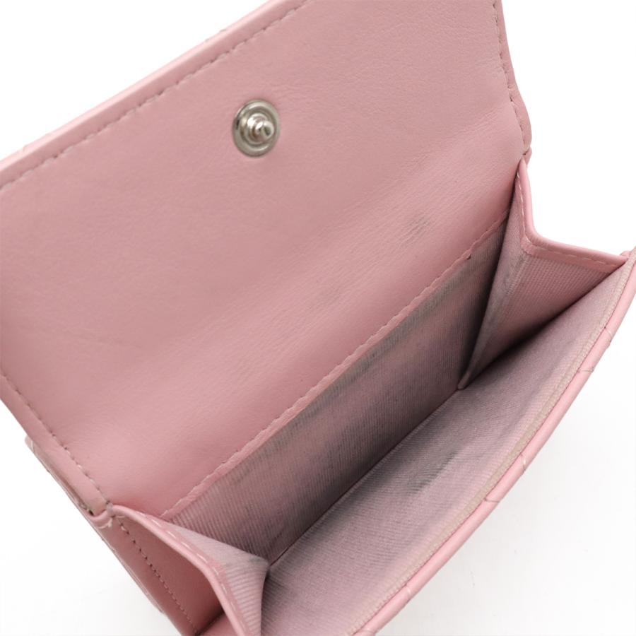 CHANEL シャネル マトラッセ ココマーク 3つ折財布 三つ折り財布 スモールウォレット カーフスキン レザー ピンク AP3882 | CHANEL | 05