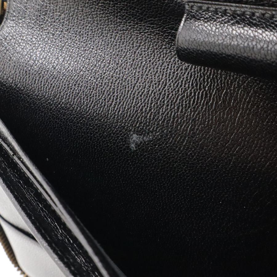 HERMES エルメス チャーリー トラベルケース マルチケース パスポートケース ラウンドファスナー 財布 ボックスカーフ レザー ブラック | HERMES | 05