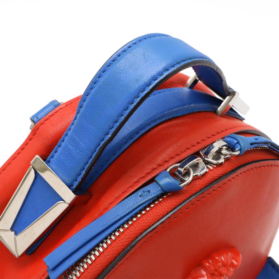 VERSACE ヴェルサーチェ ヴェルサーチ ベルサーチ メデューサ バックパック リュックサック ミニリュック 2WAY レザー レッド ブルー |  | 04