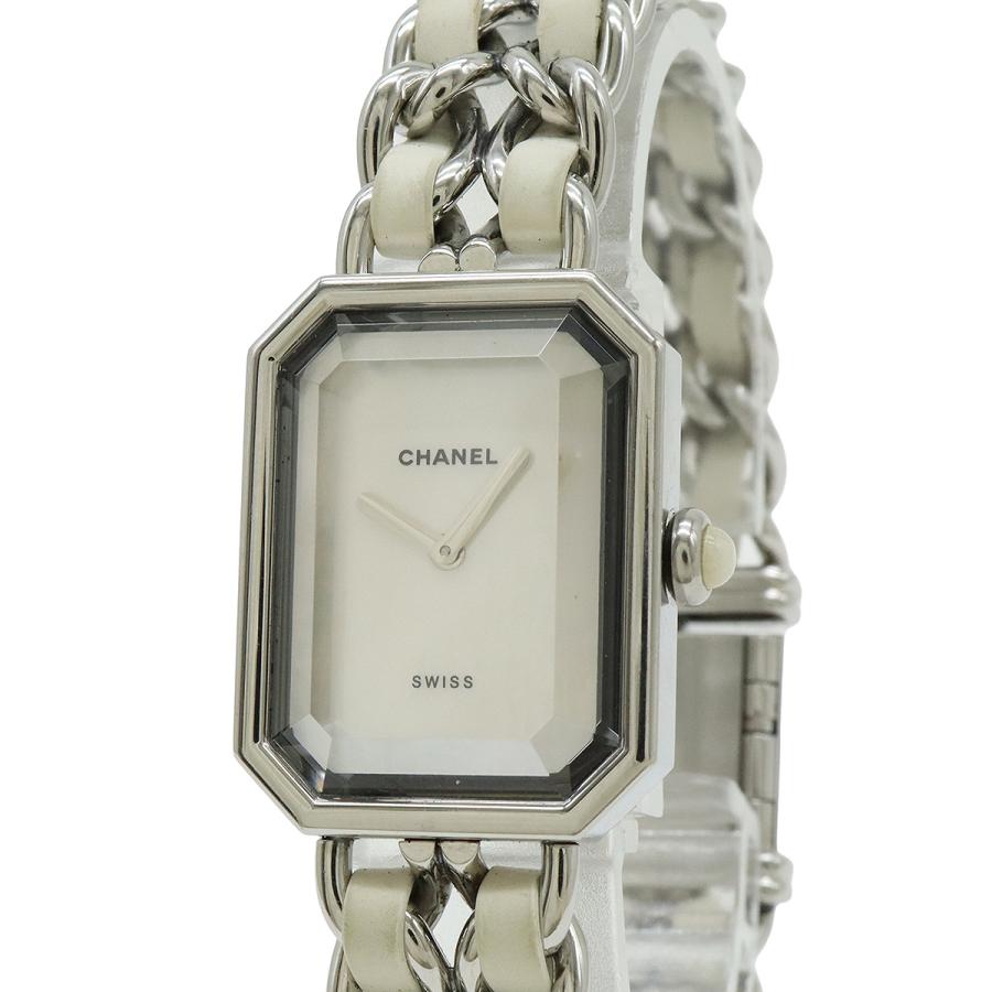 CHANEL シャネル プルミエール ホワイトシェル文字盤 Lサイズ SS 革 レディース 腕時計 H1639 | CHANEL | 03