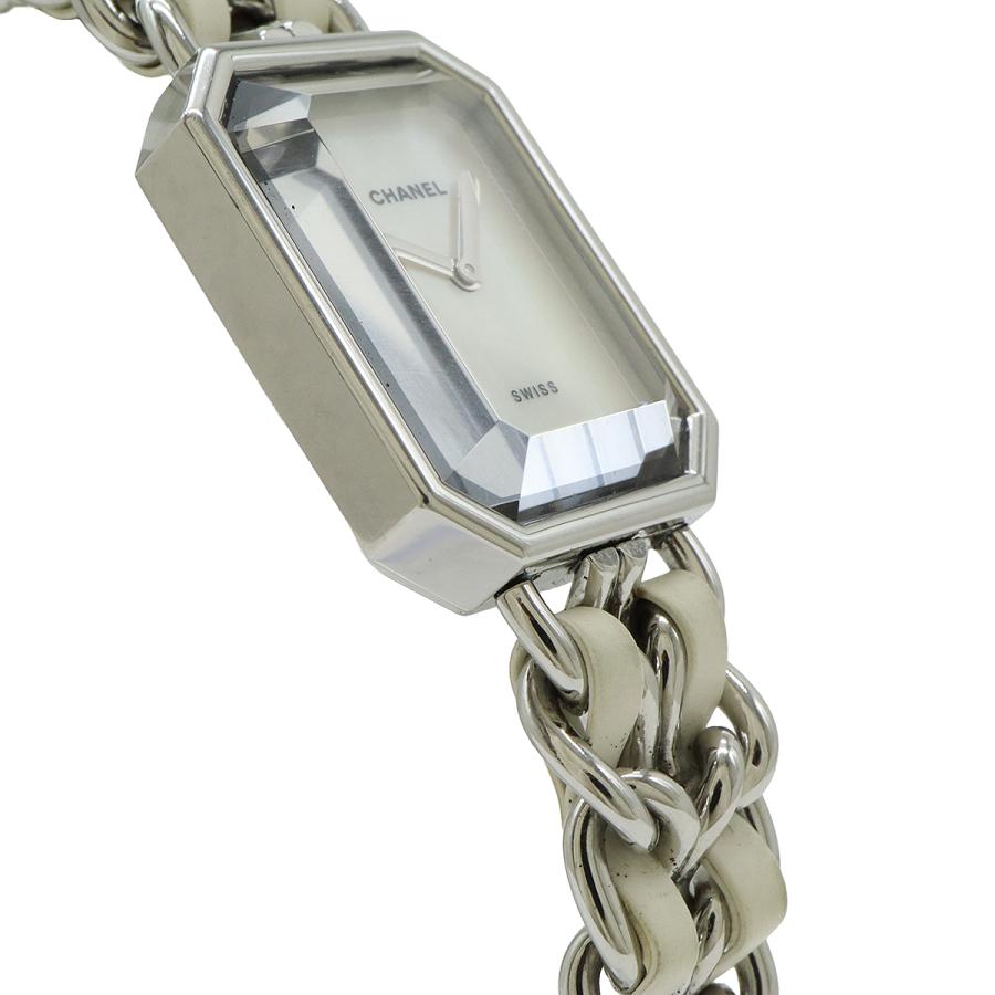 CHANEL シャネル プルミエール ホワイトシェル文字盤 Lサイズ SS 革 レディース 腕時計 H1639 | CHANEL | 04