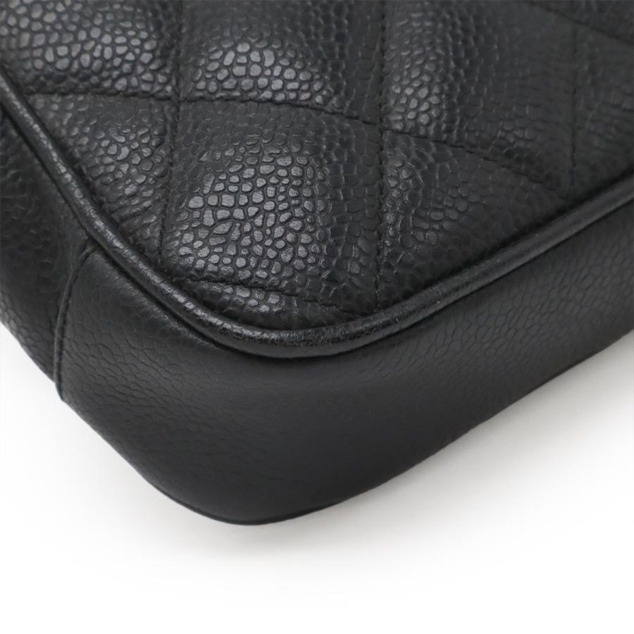 CHANEL シャネル マトラッセ ベルトバッグ ボディバッグ ウエストポーチ キャビアスキン レザー ブラック 黒 ♯80 ゴールド金具 | CHANEL | 02