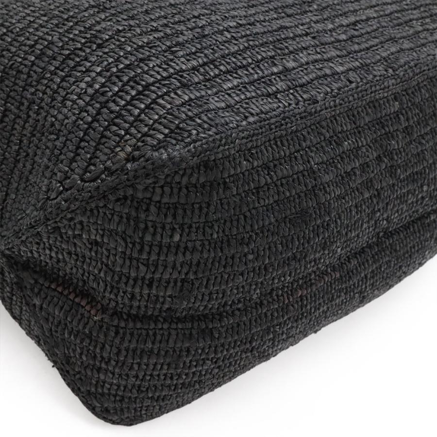 LOEWE ロエベ FOLD SHOPPER フォールドショッパー ショルダーバッグ かごバッグ カゴバッグ ラフィア ブラック 黒 B507X23X10 | LOEWE | 02